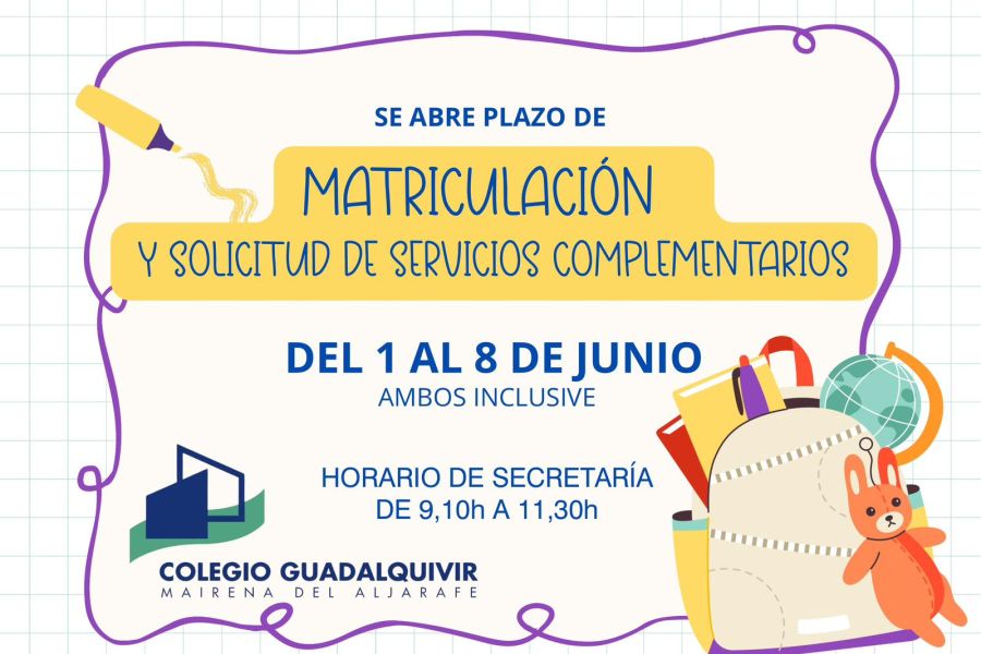 Plazo de matriculación